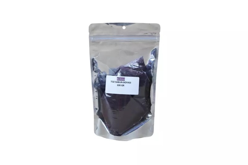 Bordo Toz Doğal Sabun Boyası 100 GR - Kimyacınız