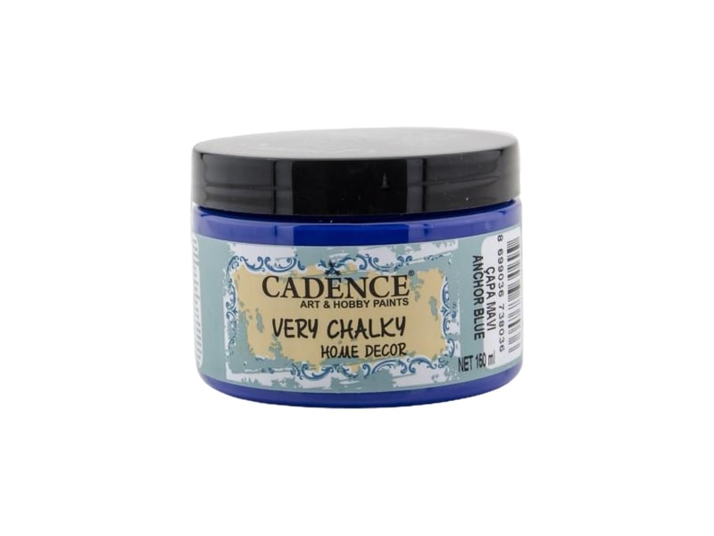 Cadence CH039 Very Chalky Home Decor Boya 150 ML Çapa Mavi - 1