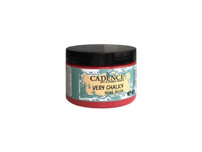 Cadence CH049 Very Chalky Home Decor Boya 150 ML Mercan Kırmızı - 1