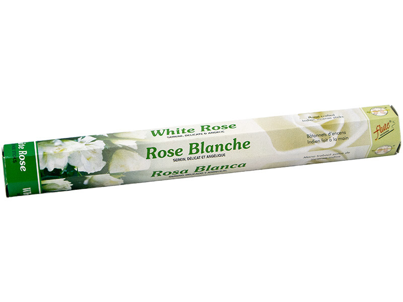 Flute Beyaz Gül (White Rose) Kokulu 20'li Çubuk Tütsü - Diğer