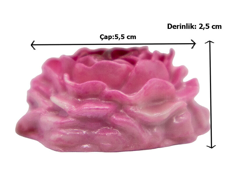 Küçük Şakayik Silikon Mum Kalıbı M-226 - 7