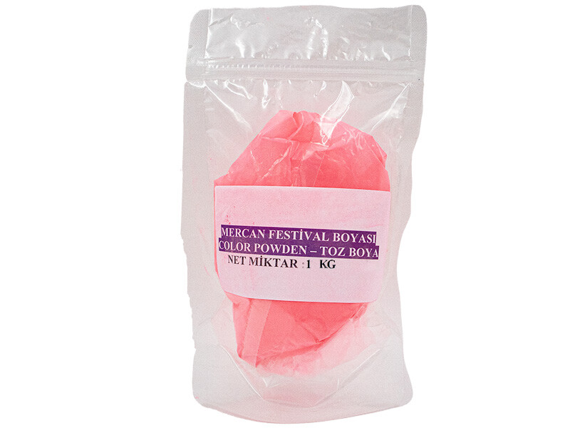 Mercan Holi Festival Boyası Color Powder Toz Boya 1 KG - Kimyacınız