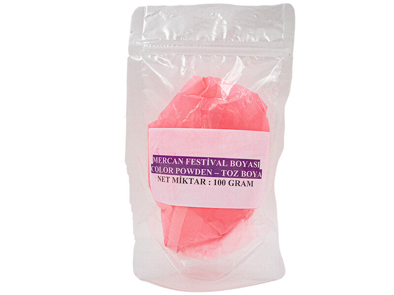 Mercan Holi Festival Boyası Color Powder Toz Boya 100 Gr - Kimyacınız