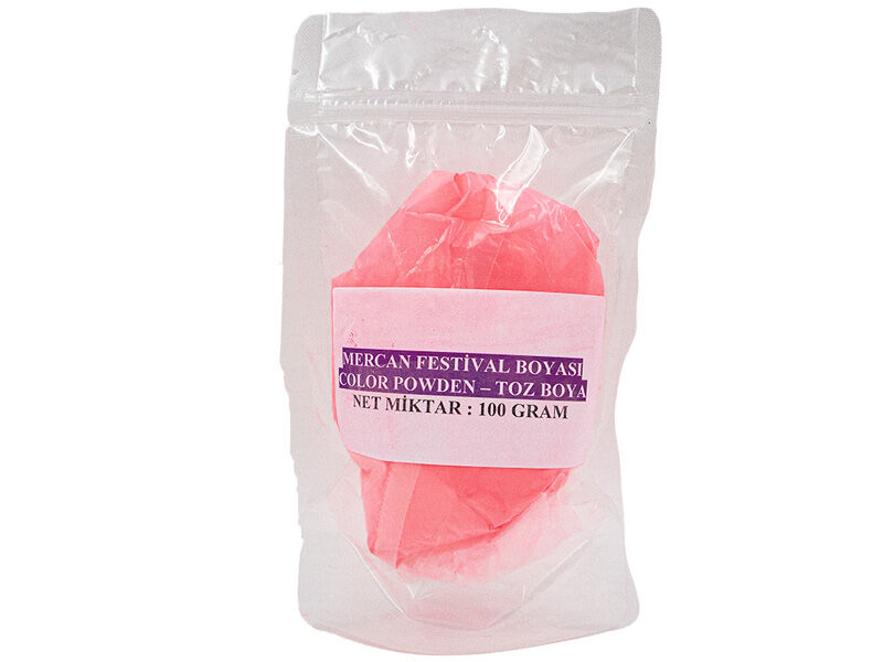 Mercan Holi Festival Boyası Color Powder Toz Boya 100 Gr - 1