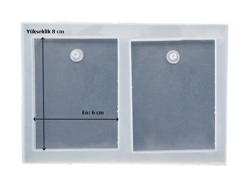 Mermer Model Lokumluk Tepsi Epoksi Reçine Kalıbı EPK-803 - 4