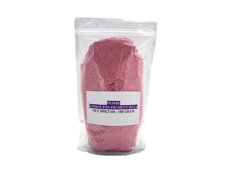 Pembe Epoksi Toz Pigment Boya 100 GR - Kimyacınız