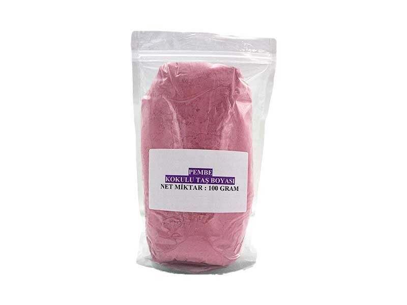 Pembe Kokulu Taş Boyası Toz 100 GR - Kimyacınız