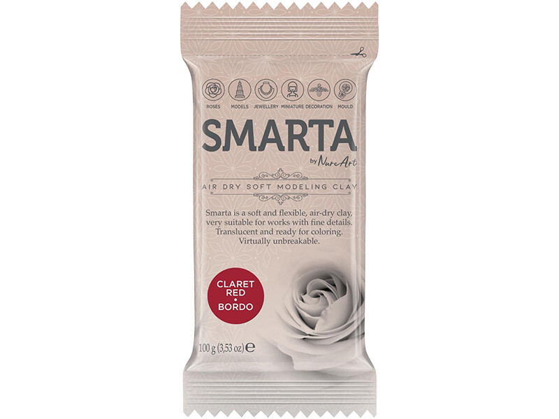 Smarta Modelleme Hamuru Bordo 100 GR - Kimyacınız