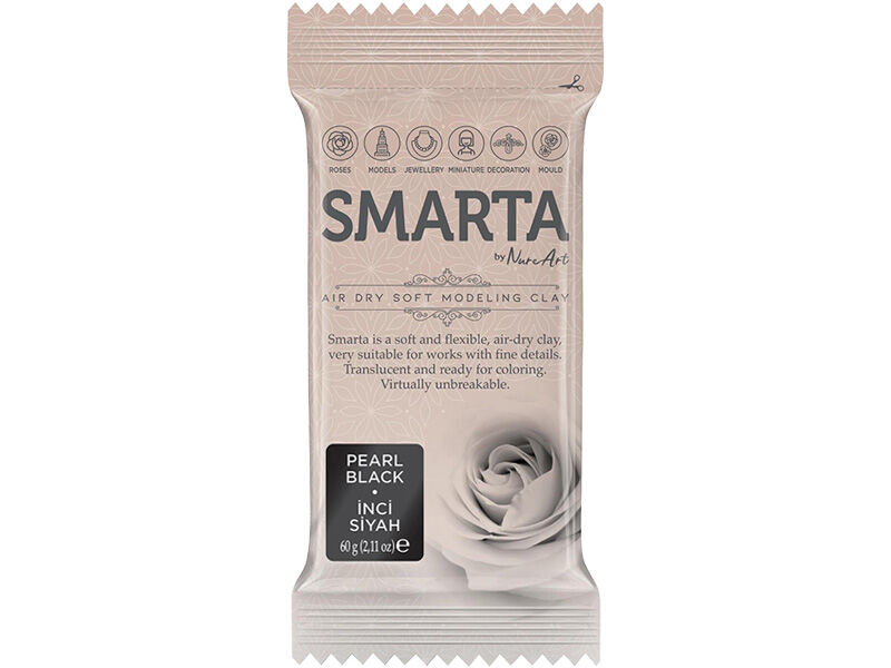 Smarta Modelleme Hamuru İnci Siyah 60 GR - 1