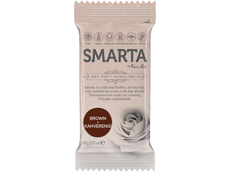 Smarta Modelleme Hamuru Kahverengi 100 GR - Kimyacınız