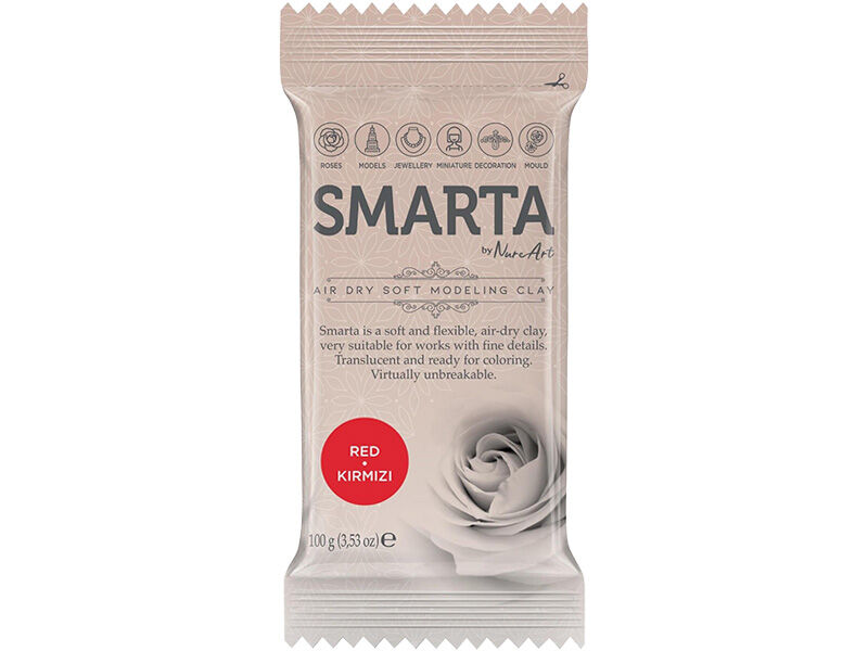 Smarta Modelleme Hamuru Kırmızı 100 GR - 1