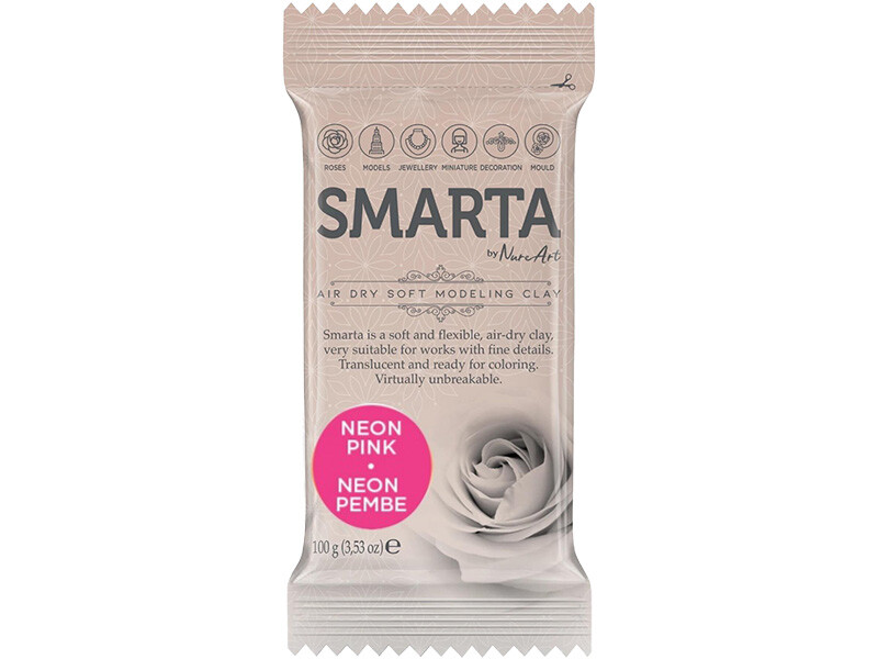 Smarta Modelleme Hamuru Neon Pembe 100 GR - Kimyacınız