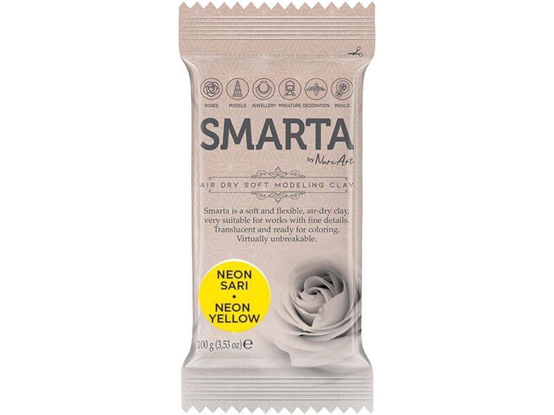 Smarta Modelleme Hamuru Neon Sarı 100 GR - Kimyacınız