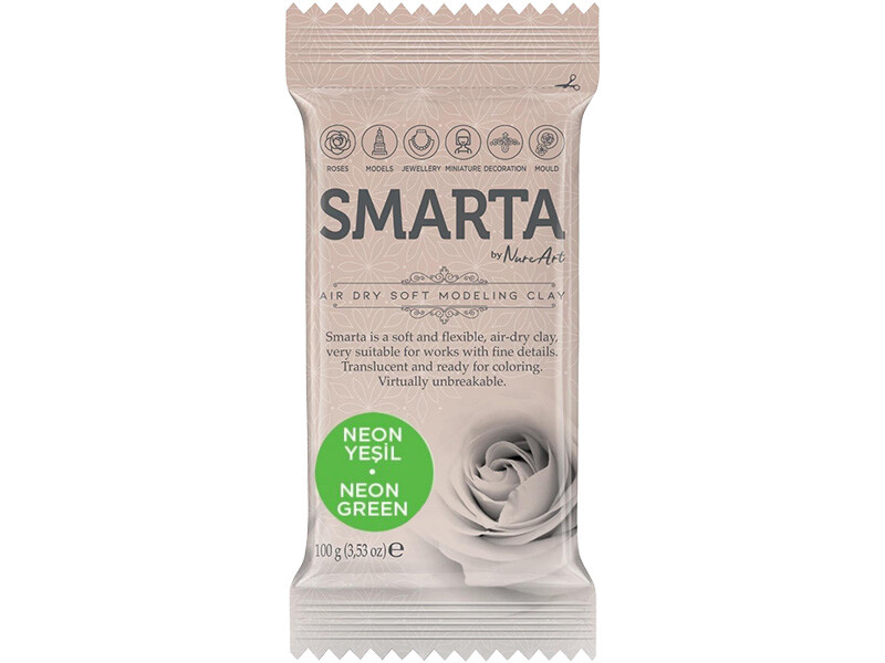 Smarta Modelleme Hamuru Neon Yeşil 100 GR - Kimyacınız