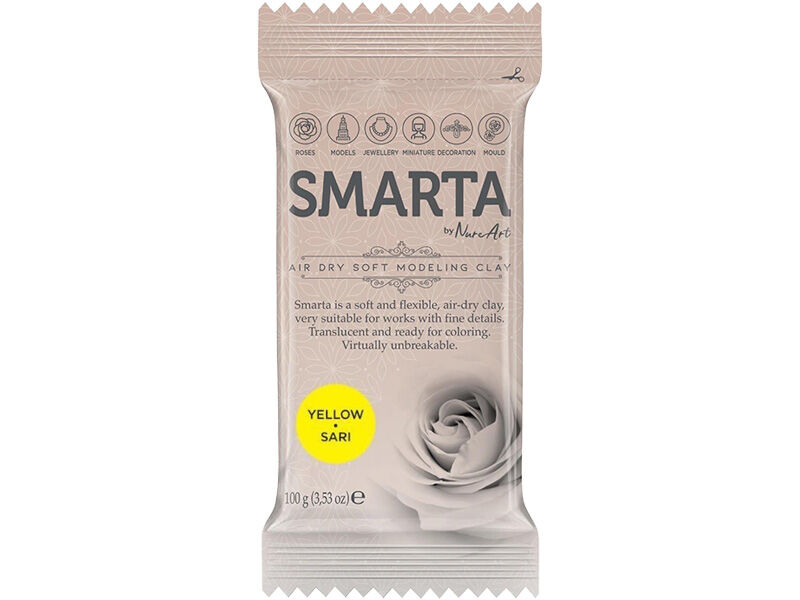 Smarta Modelleme Hamuru Sarı 100 GR - 1