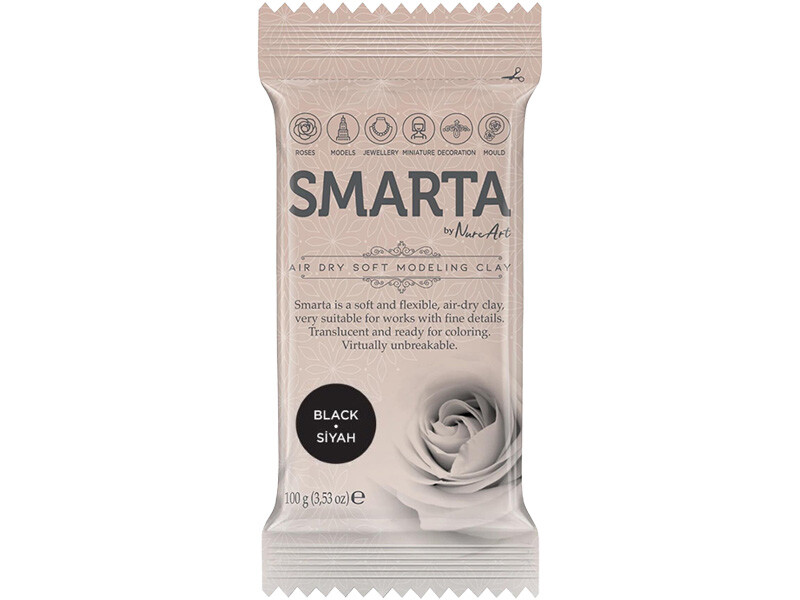 Smarta Modelleme Hamuru Siyah 100 GR - Kimyacınız