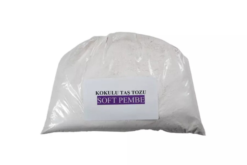 Soft Pembe Kokulu Taş Tozu 1 KG - Kimyacınız